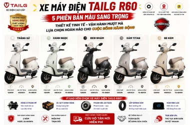 XE MÁY ĐIỆN TAILG R60 – MẪU XE HOT TREND ĐÁNG MUA NHẤT 2026