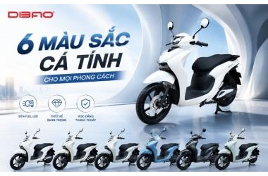 Xe máy điện Dibao Shine dáng SH vừa ra mắt đã có tại Thế Giới Xe Điện