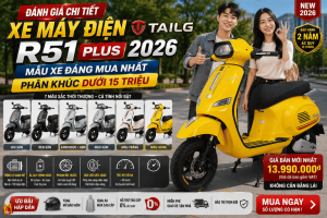 Xe Máy Điện Tailg R51 Plus 2026