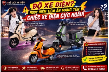 Độ Xe Điện? Nguy Hiểm Tiềm Ẩn Mang Tên Chiếc Xe Điện Cực Ngầu!