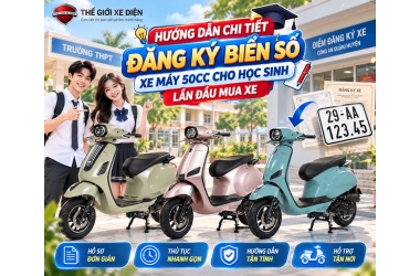 Hướng Dẫn Chi Tiết Đăng Ký Biển Số Xe Máy 50cc Cho Học Sinh Lần Đầu Mua Xe