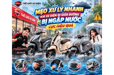 Mẹo Xử Lý Nhanh Khi Xe Điện Đi Giữa Đường Bị Ngập Nước Cực Hiệu Quả